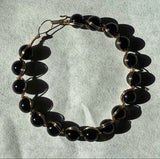 Obsidian Wire Wrapped Bracelet