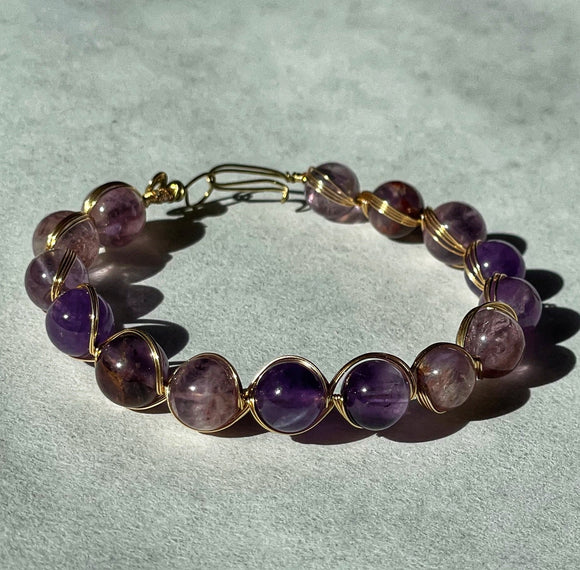 Super 7 Wire Wrapped Bracelet